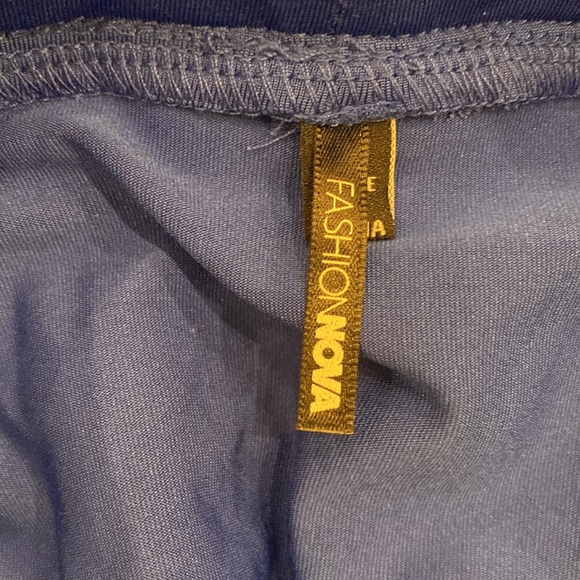 Fashion nova sparkle embellished blue dance shorts lined medium Jewel J - Picture 6 of 7